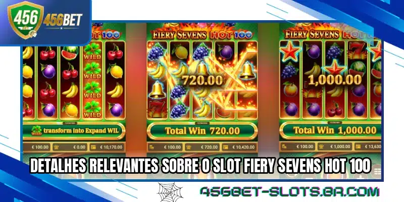 Detalhes relevantes sobre o slot Fiery Sevens Hot 100