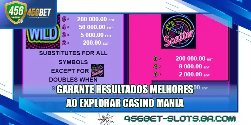Garante resultados melhores ao explorar Casino Mania